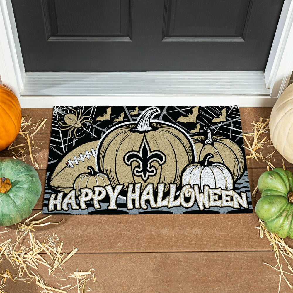 New Orleans Saints Halloween PVC Mat, 28"x16"