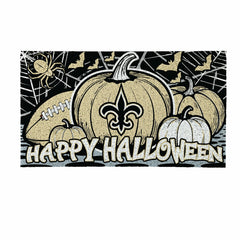 New Orleans Saints Halloween PVC Mat, 28"x16"