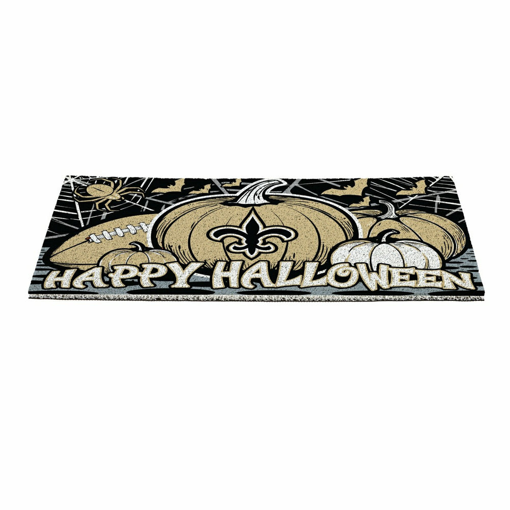New Orleans Saints Halloween PVC Mat, 28"x16"
