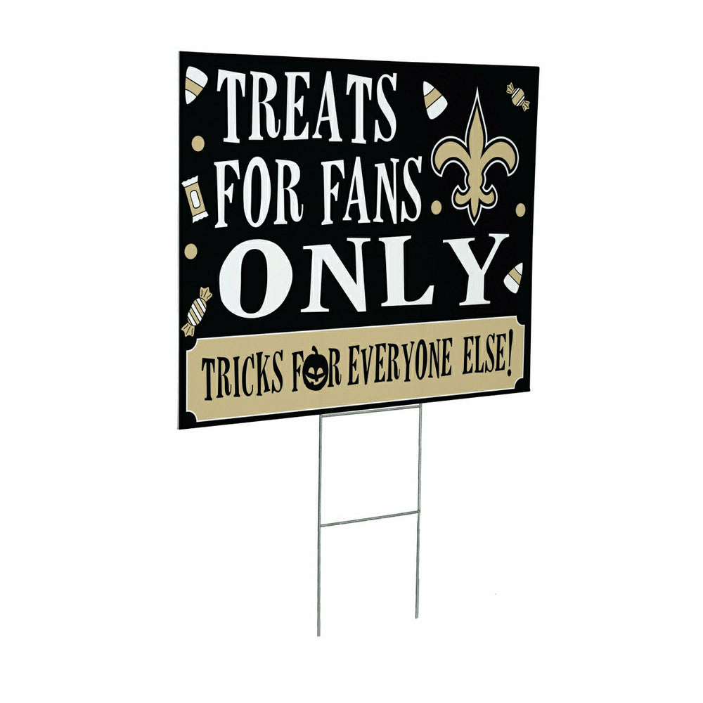 New Orleans Saints Yard Sign, Halloween Treats for Fans