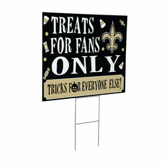 New Orleans Saints Yard Sign, Halloween Treats for Fans