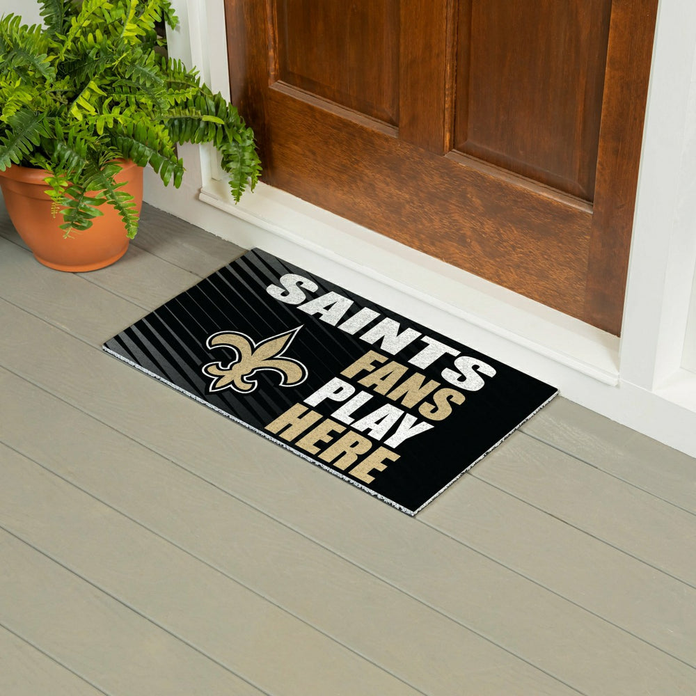 New Orleans Saints Fan Mat, 28"x16"