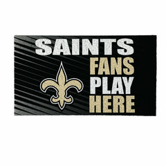 New Orleans Saints Fan Mat, 28"x16"