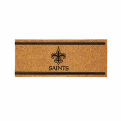 New Orleans Saints Extra Large One Color Coir Mat, 60"x24"