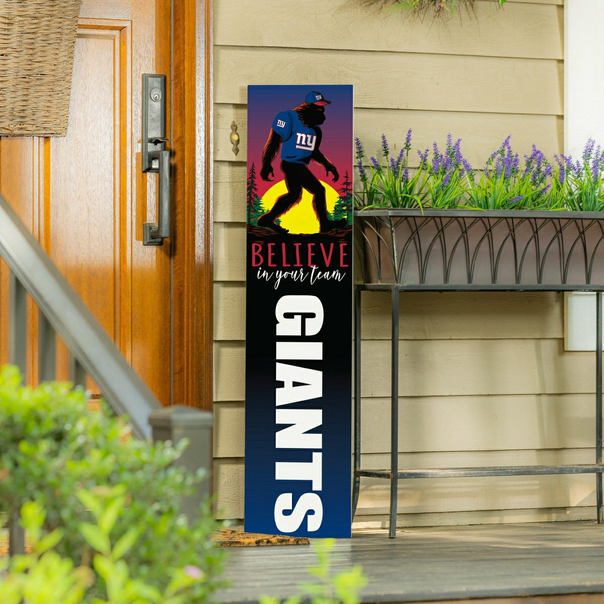 New York Giants 46" Double Sided Leaner, Bigfoot
