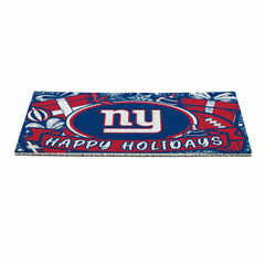 New York Giants Holiday PVC Mat, 28"x16"