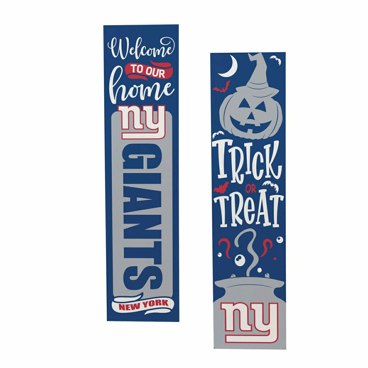 47" Double Sided Leaner, New York Giants, Halloween