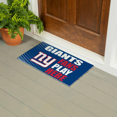 New York Giants Fan Mat, 28"x16"