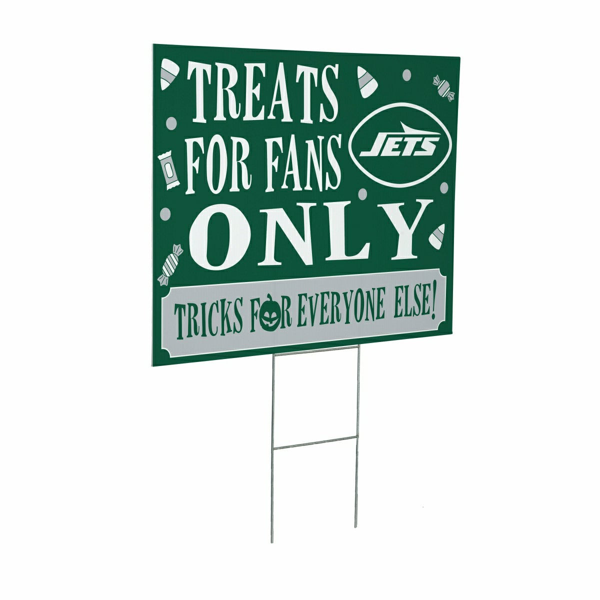 New York Jets Yard Sign, Halloween Treats for Fans