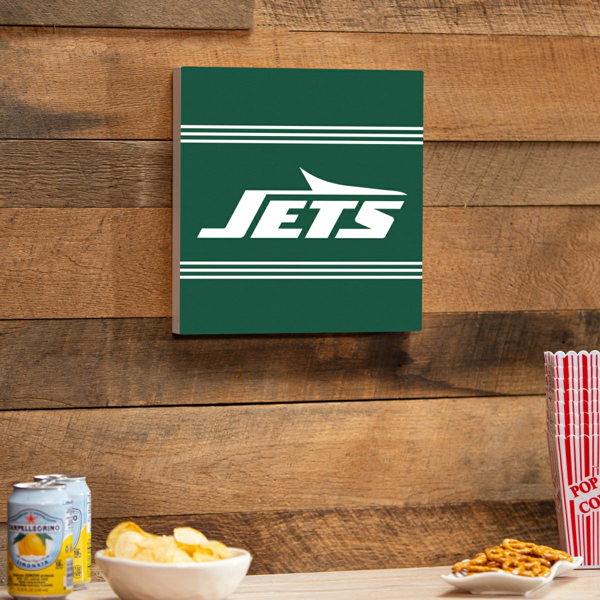 New York Jets Wood Wall Sign, 12x12