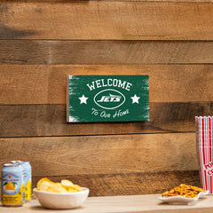 New York Jets Wood Wall Sign, 6x11
