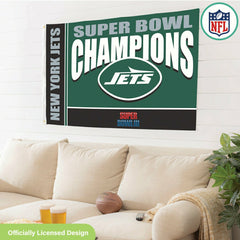 New York Jets Superbowl III Champions Football 3x5 Flag