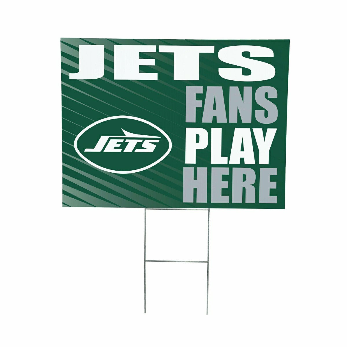 New York Jets Coroplast Yard Sign "Fans Play Here"