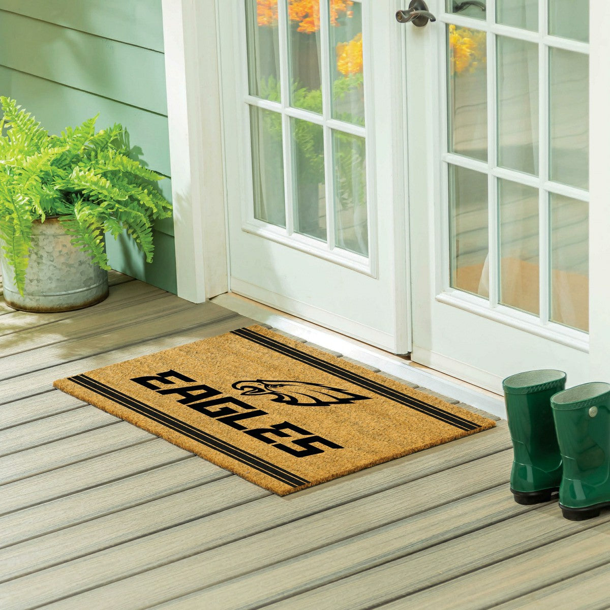 Philadelphia Eagles Large One Color Coir Mat, 36"x24"
