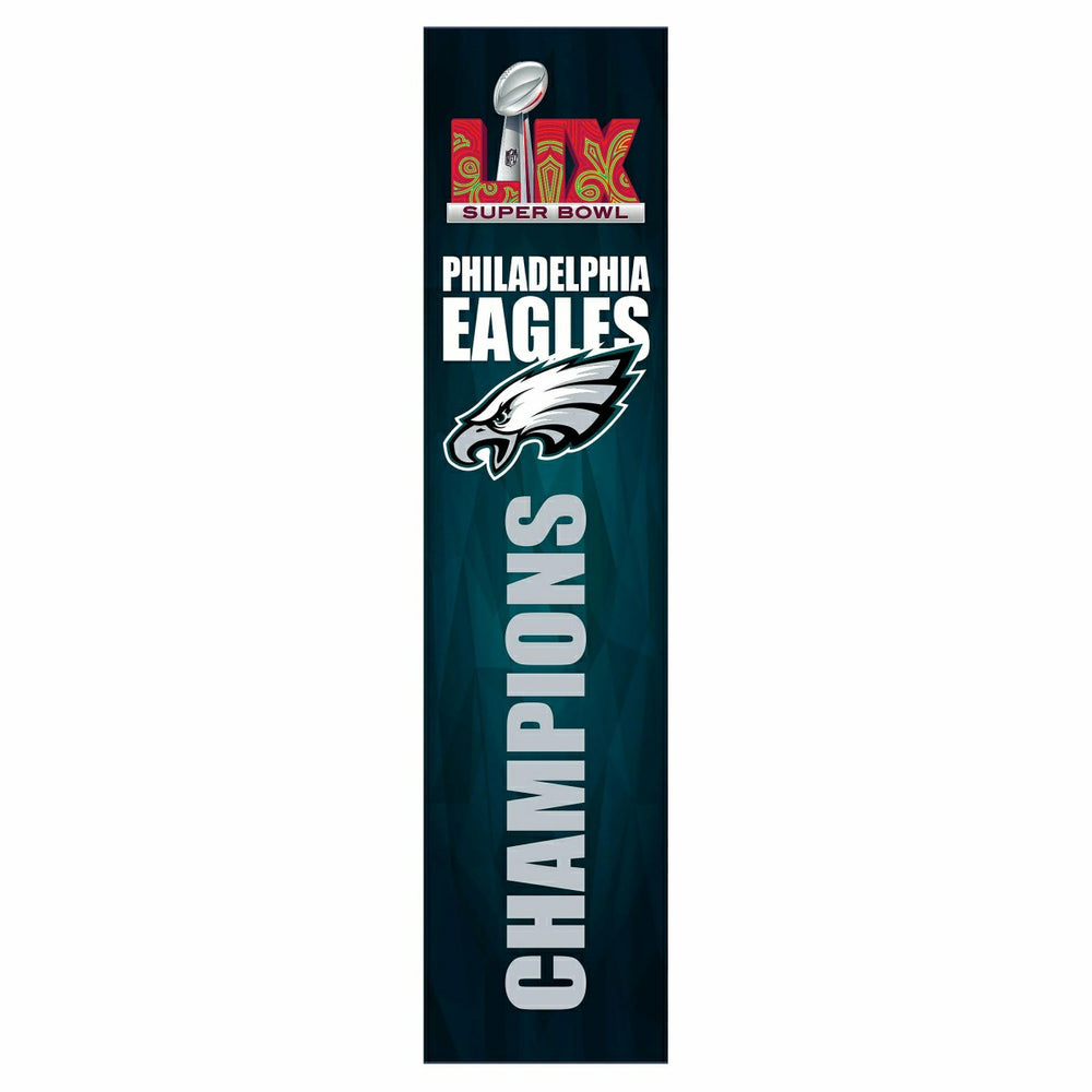 Philadelphia Eagles Super Bowl 59 Champions Porch Leaner, 46"