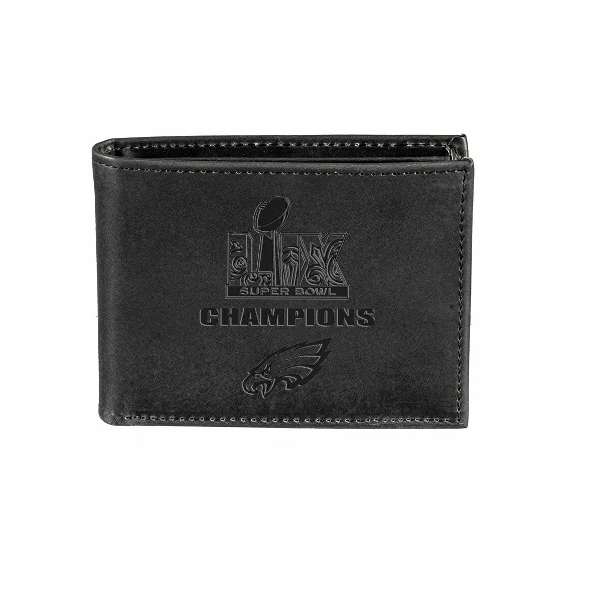 Philadelphia Eagles Super Bowl 59 Champions Wallet, Bi-fold, Black