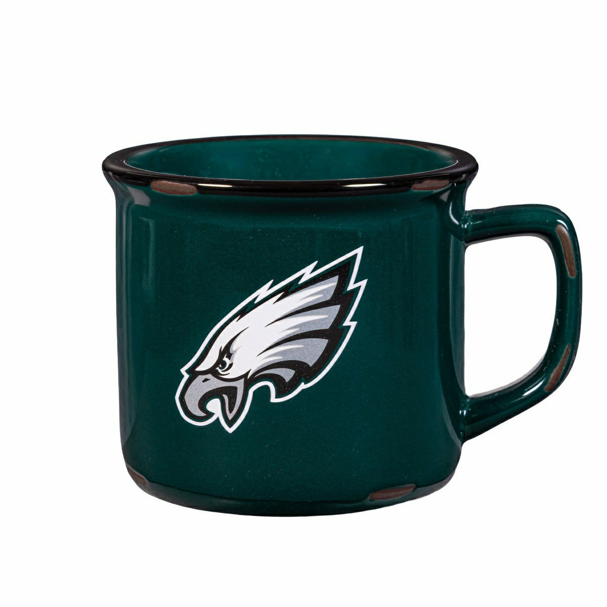 Philadelphia Eagles Ceramic Camp Cup with Enamel Finish, 14oz