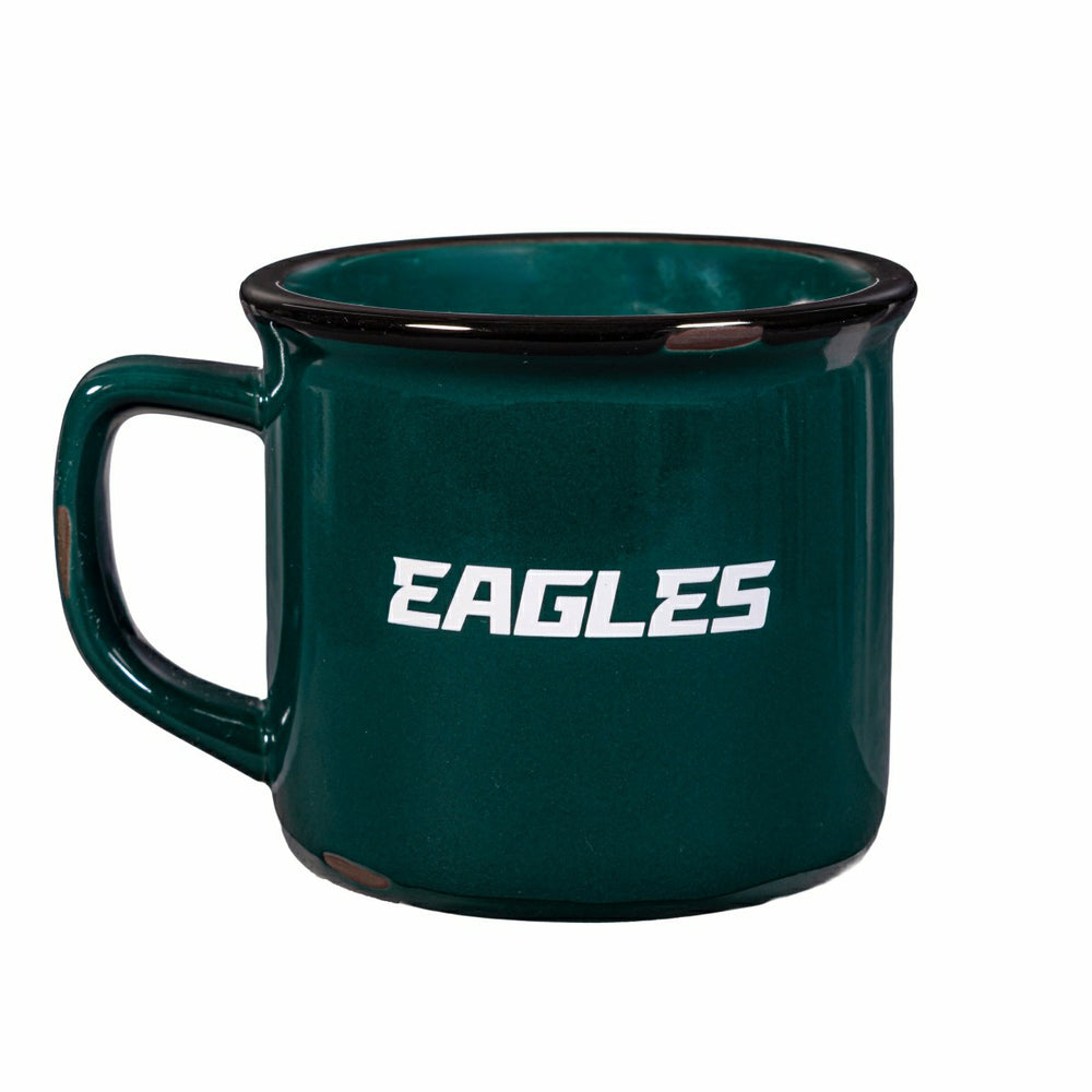 Philadelphia Eagles Ceramic Camp Cup with Enamel Finish, 14oz