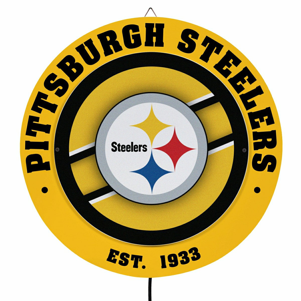 Pittsburgh Steelers, Metal Lite, Round