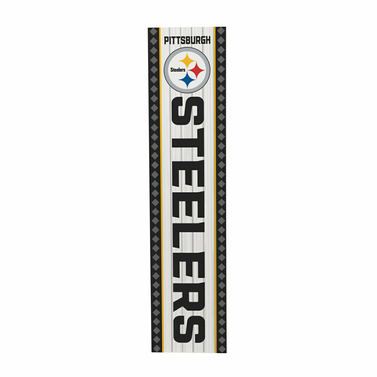 47" Double Sided Leaner, Pittsburgh Steelers, Christmas