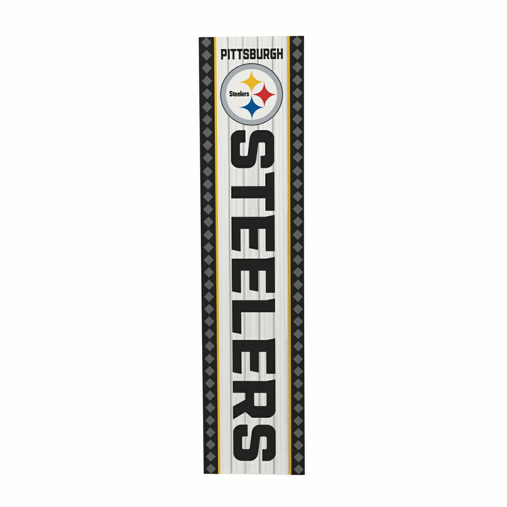 47" Double Sided Leaner, Pittsburgh Steelers, Christmas