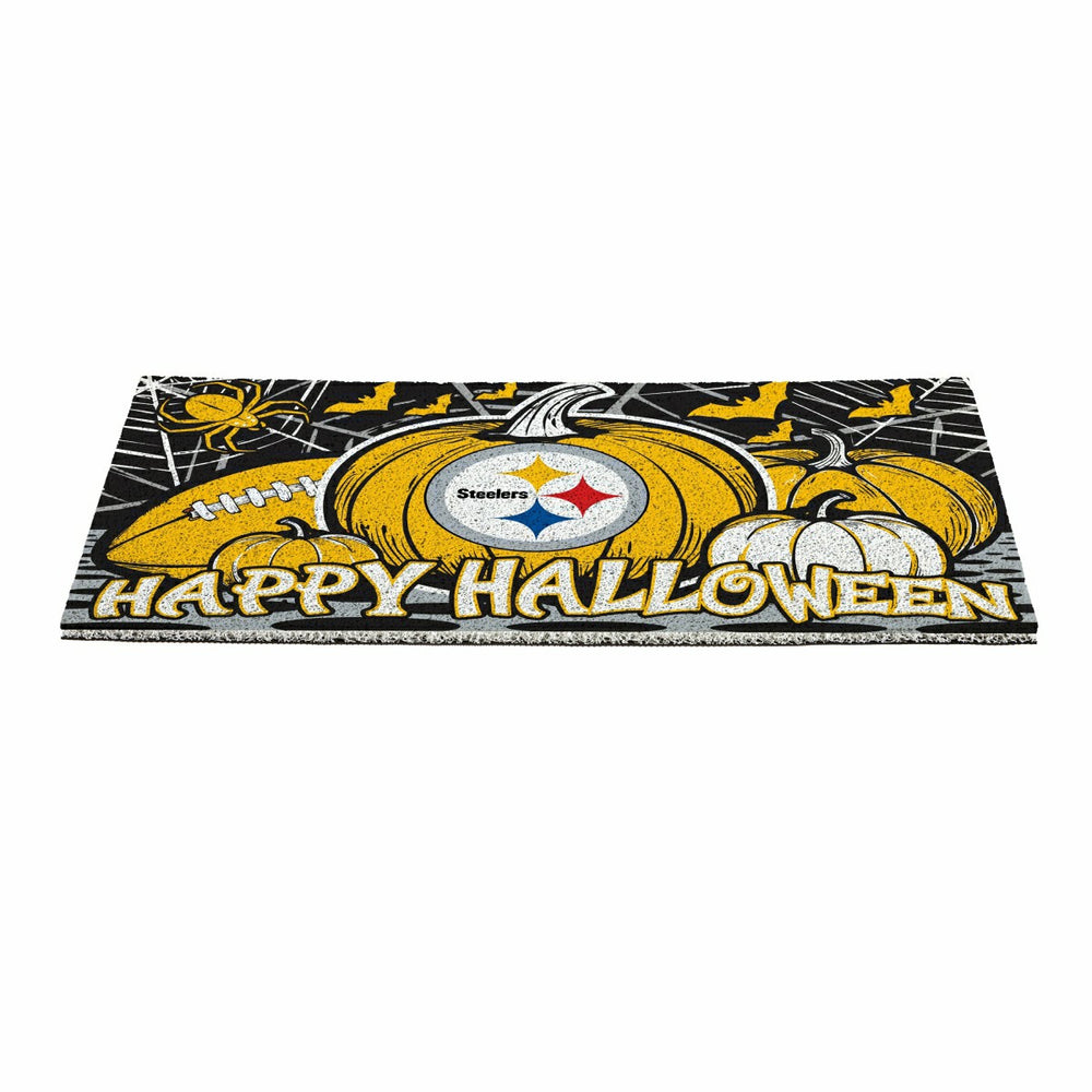 Pittsburgh Steelers Halloween PVC Mat, 28"x16"