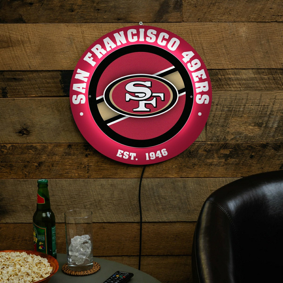 San Francisco 49ers, Metal Lite, Round