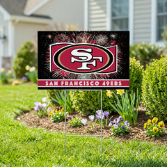 San Francisco 49ers Yard Sign, Patriotic