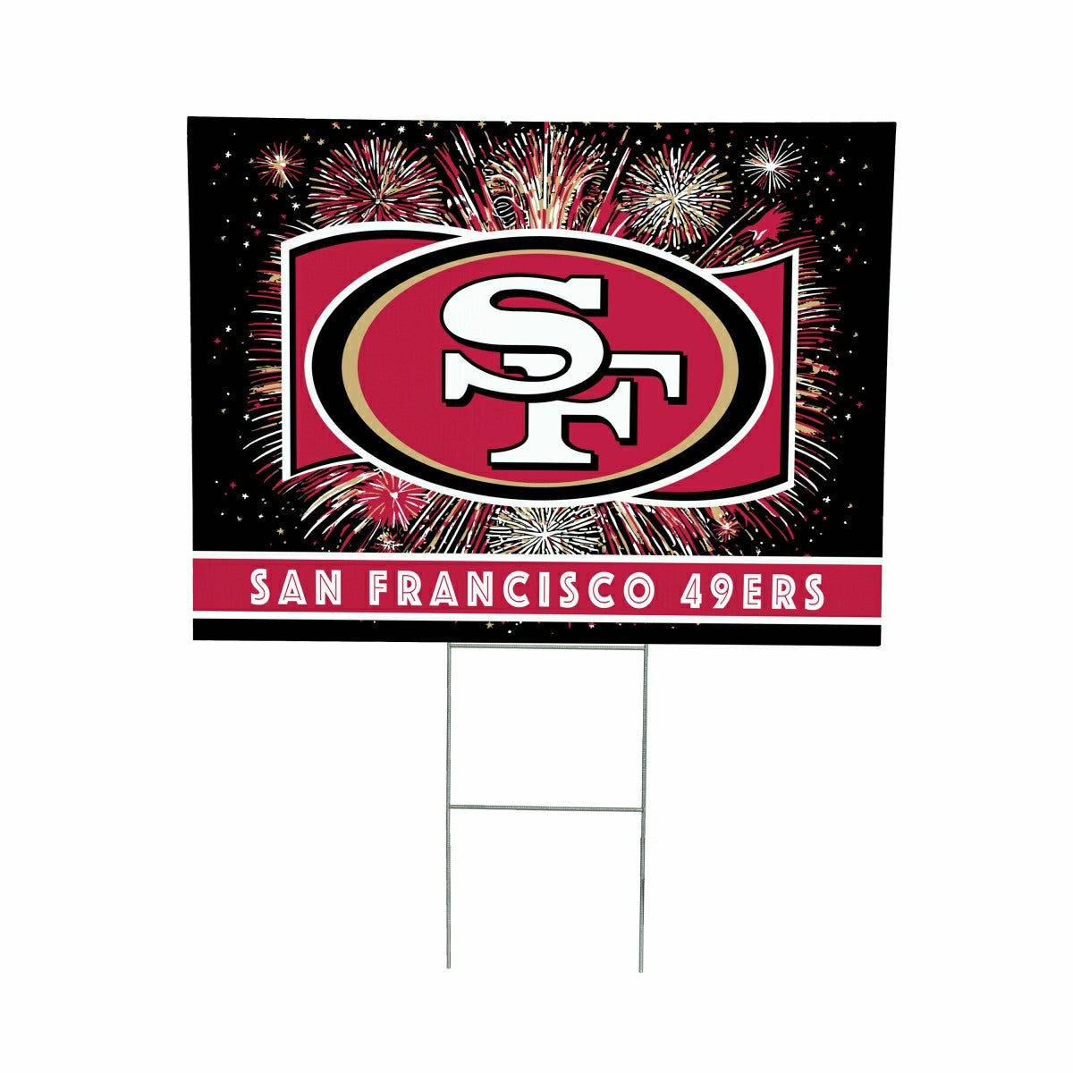 San Francisco 49ers Yard Sign, Patriotic