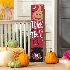 47" Double Sided Leaner, San Francisco 49ers, Halloween