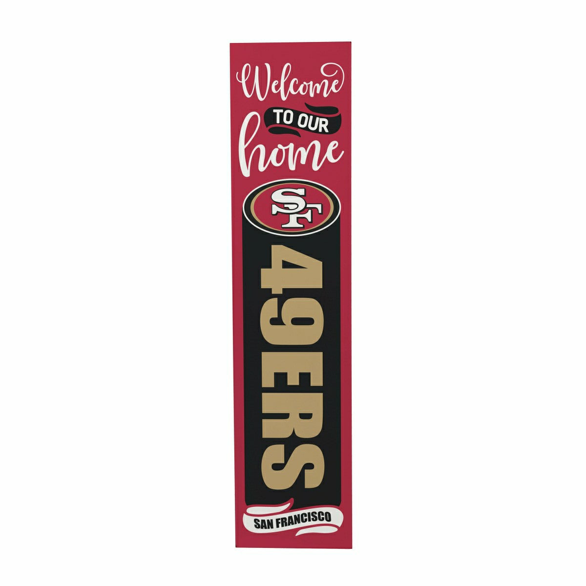 47" Double Sided Leaner, San Francisco 49ers, Halloween