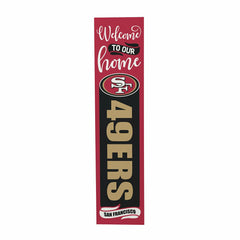 47" Double Sided Leaner, San Francisco 49ers, Halloween