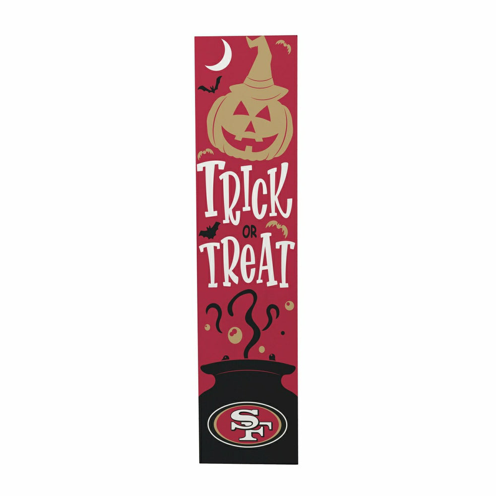 47" Double Sided Leaner, San Francisco 49ers, Halloween