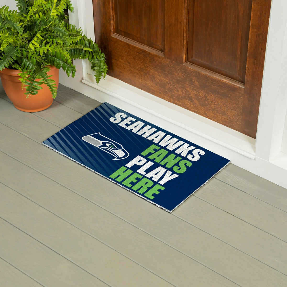 Seattle Seahawks Fan Mat, 28"x16"