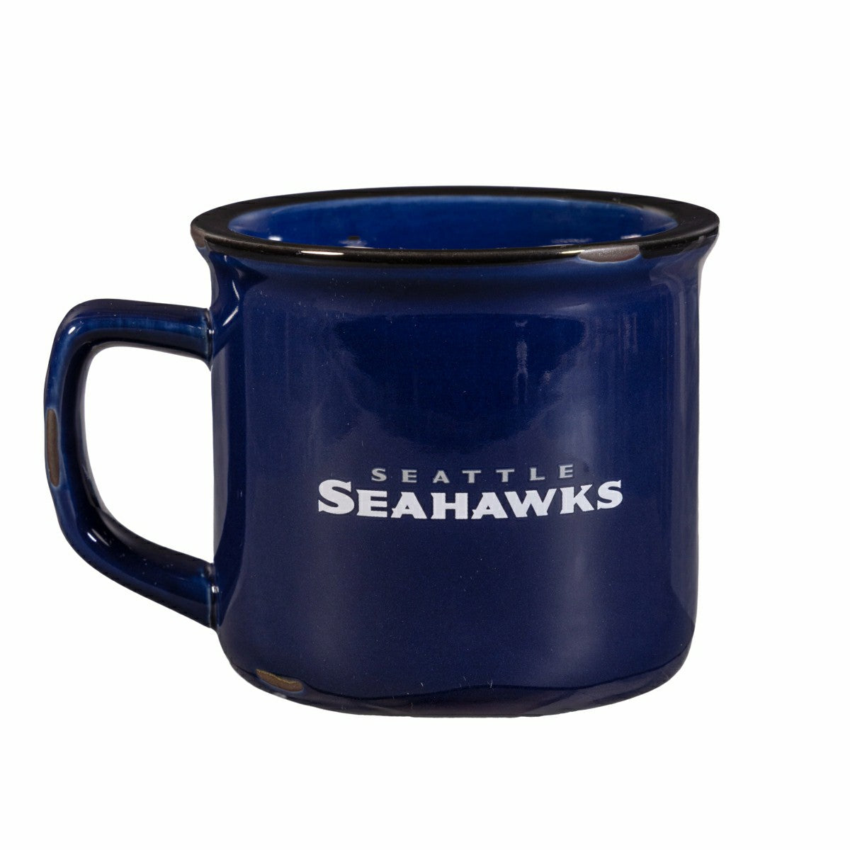 Seattle Seahawks Ceramic Camp Cup with Enamel Finish, 14oz