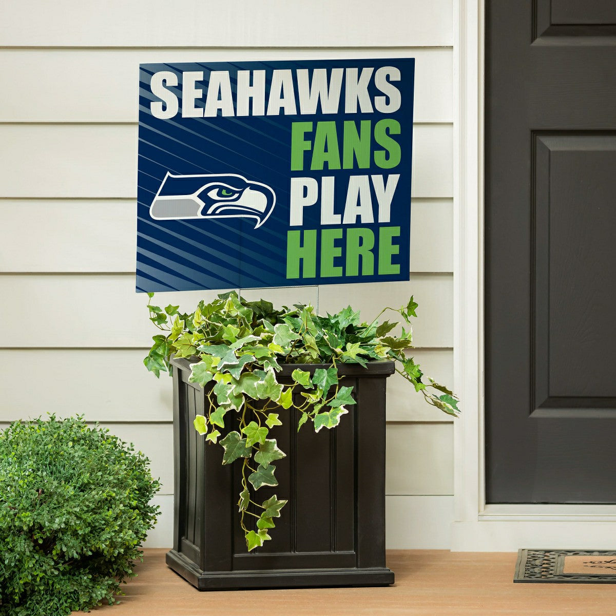 Seattle Seahawks Coroplast Yard Sign "Fans Play Here"