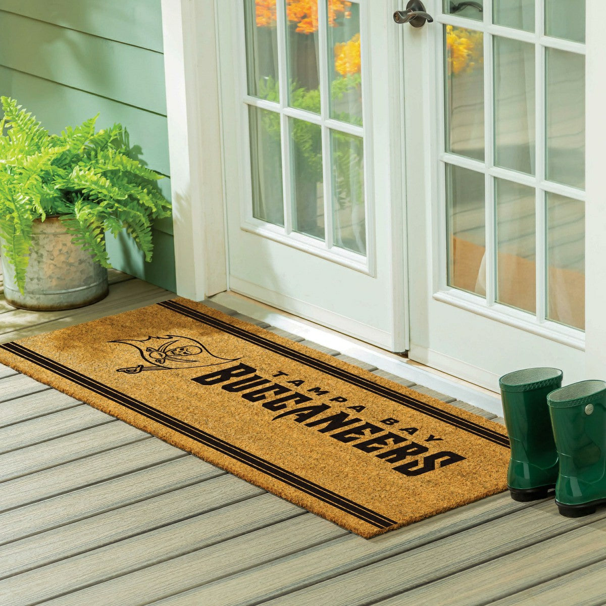 Tampa Bay Buccaneers Extra Large One Color Coir Mat, 60"x24"