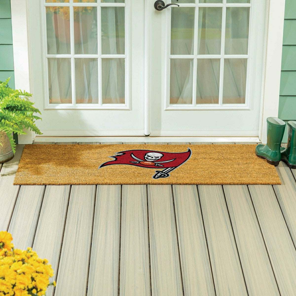 Tampa Bay Buccaneers Extra Large Full Color Coir Mat, 60"x24"