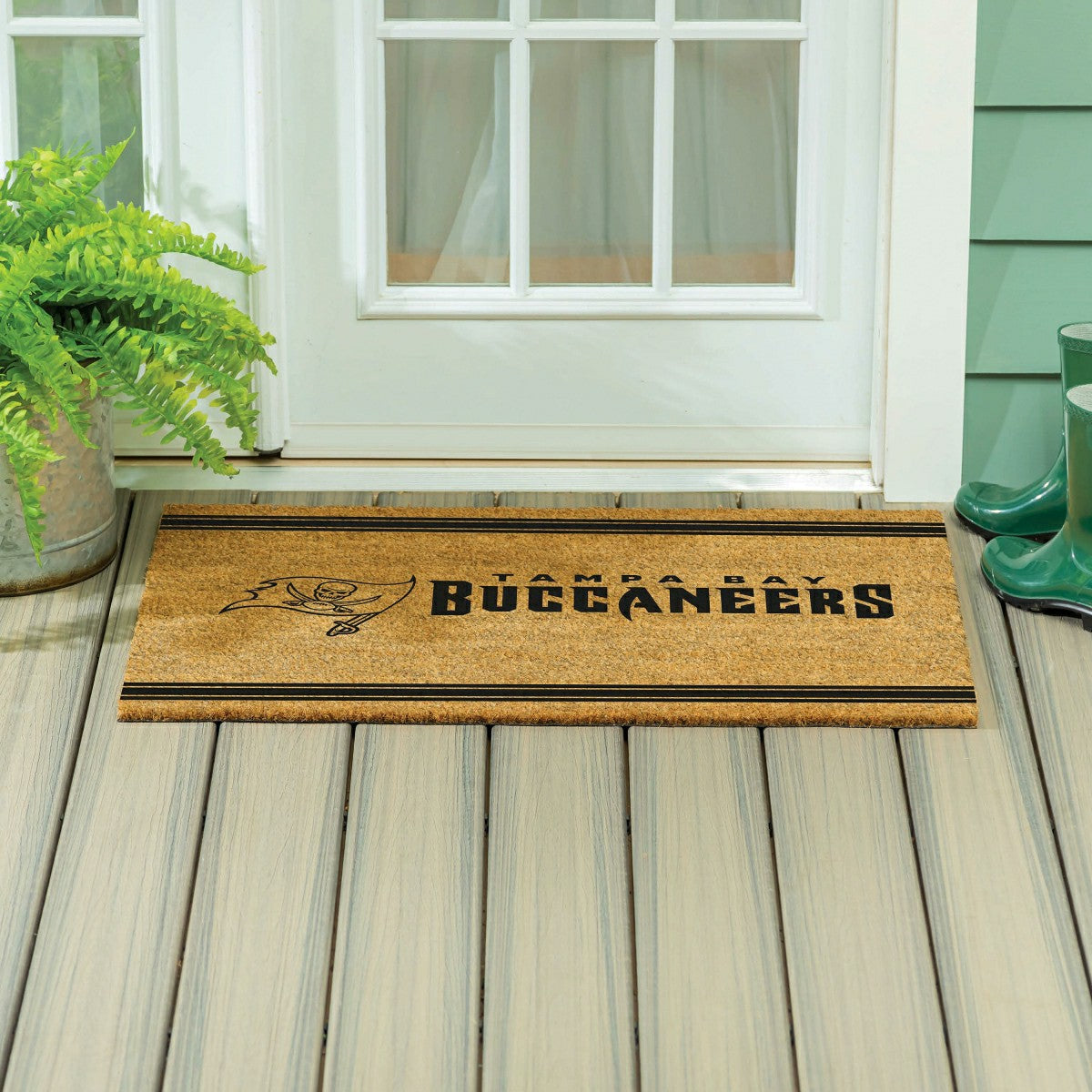 Tampa Bay Buccaneers Large One Color Coir Mat, 36"x24"