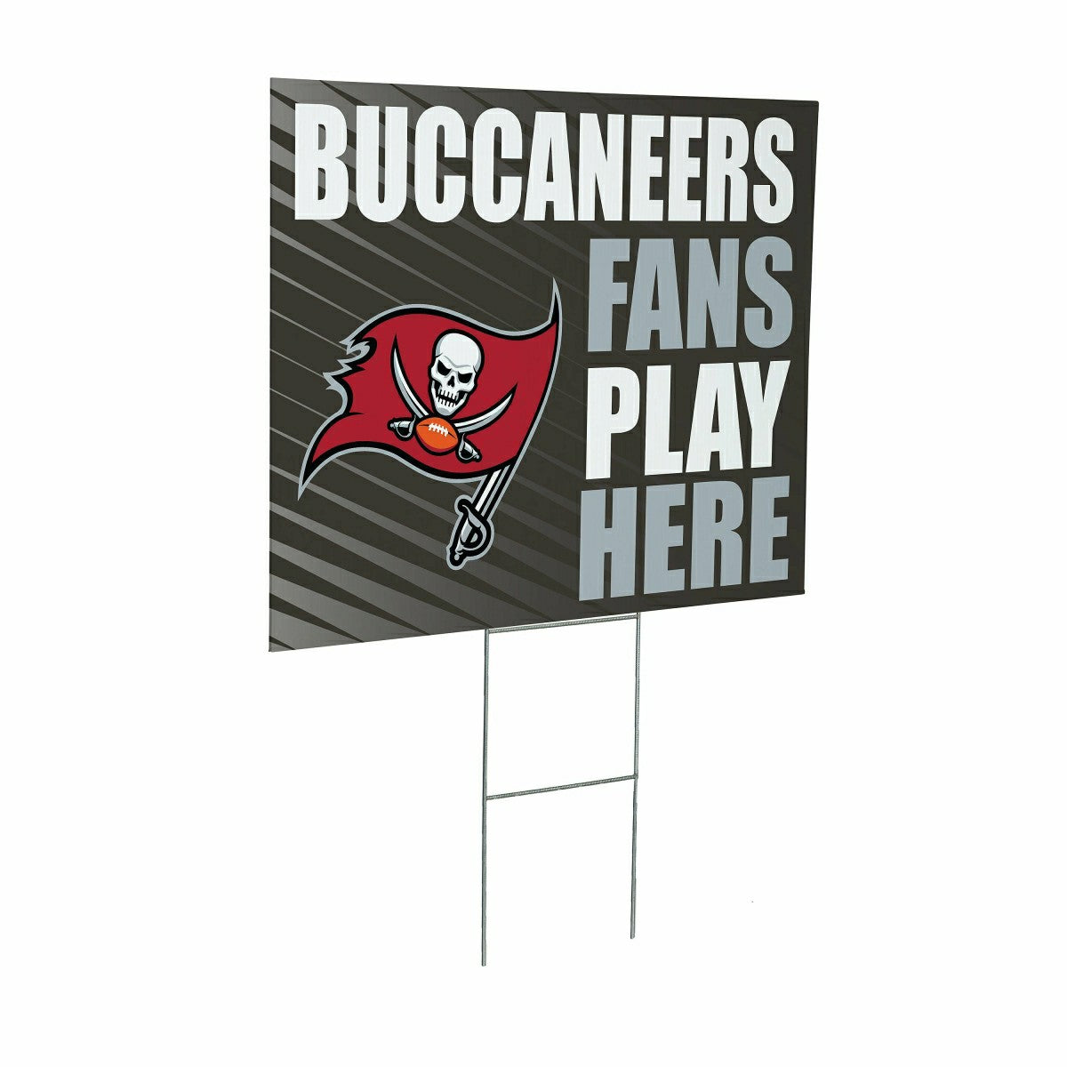 Tampa Bay Buccaneers Coroplast Yard Sign "Fans Play Here"