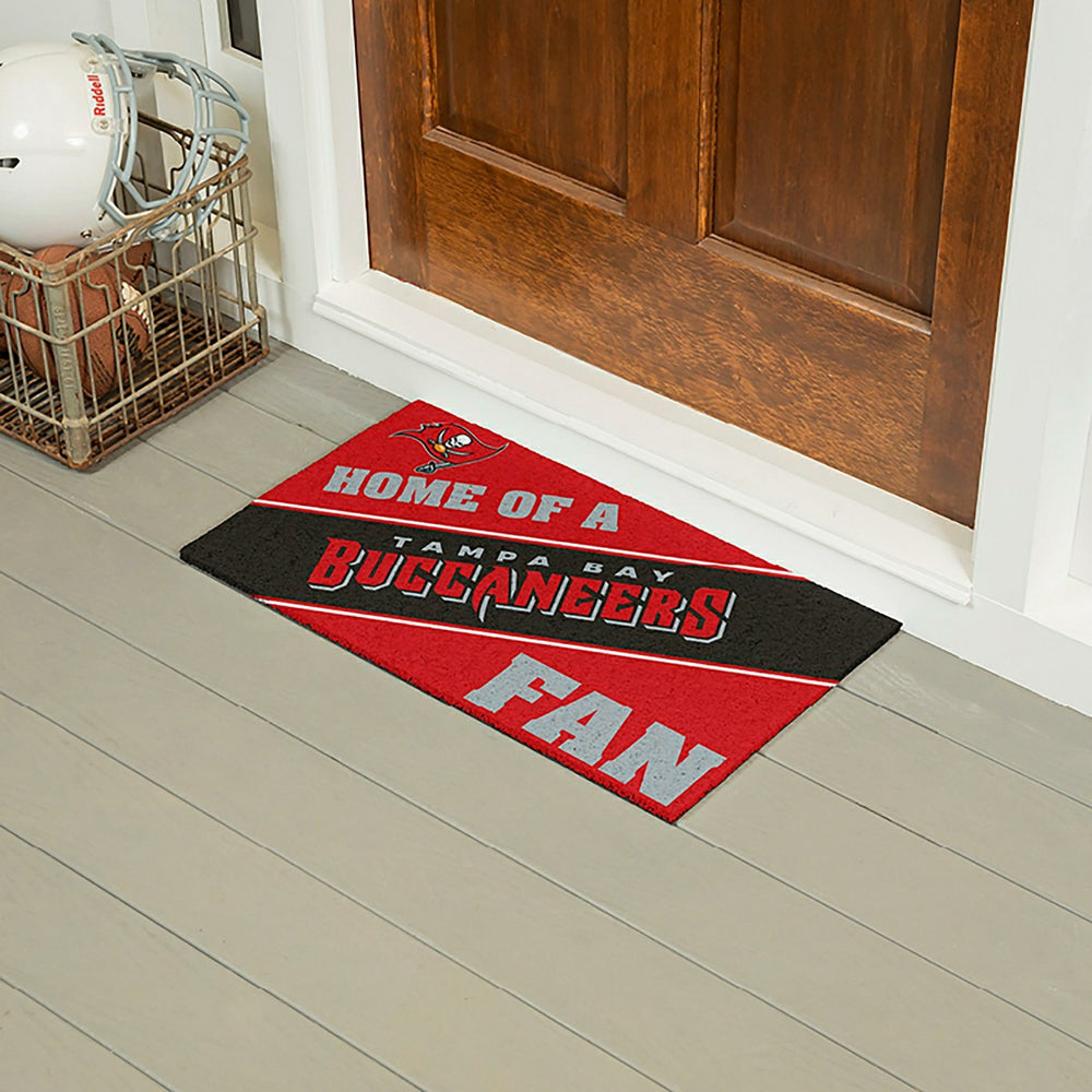 Tampa Bay Buccaneers, PVC Mat COLOR, Home of a Fan