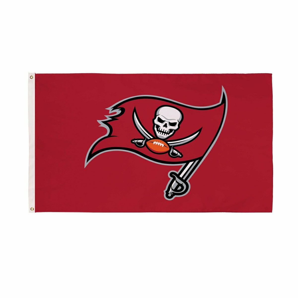Tampa Bay Buccaneers Single Sided Flag w/ 2 Grommets, 3'x5'