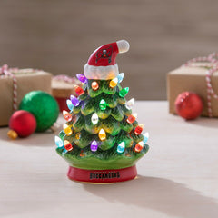 8" LED Ceramic Christmas Tree, Tampa Bay Buccaneers