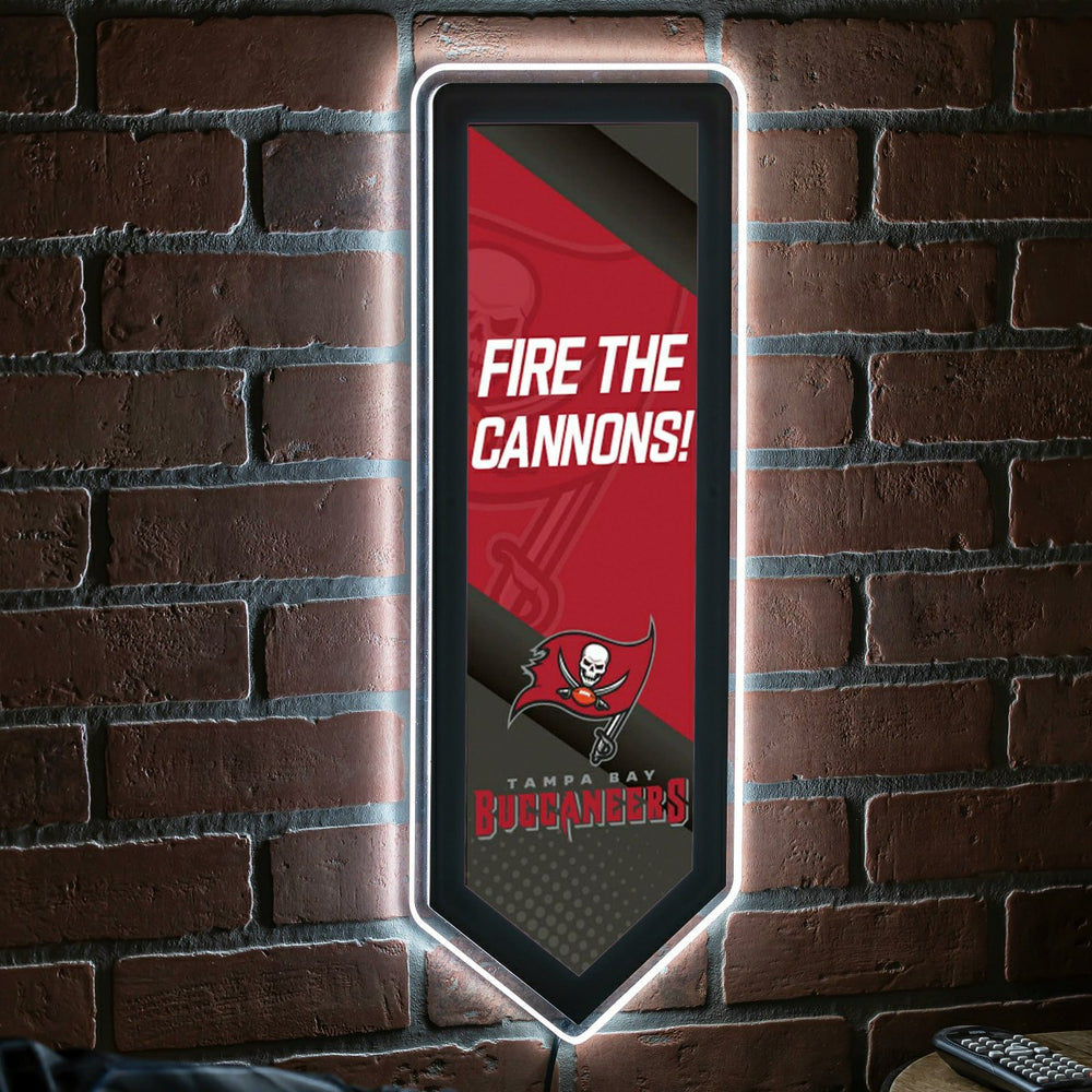 LED Wall Decor, Pennant, Tampa Bay Buccaneers
