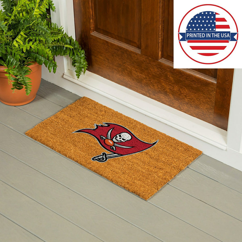 Coir Mat, 16"x28", Tampa Bay Buccaneers
