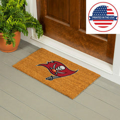Coir Mat, 16"x28", Tampa Bay Buccaneers