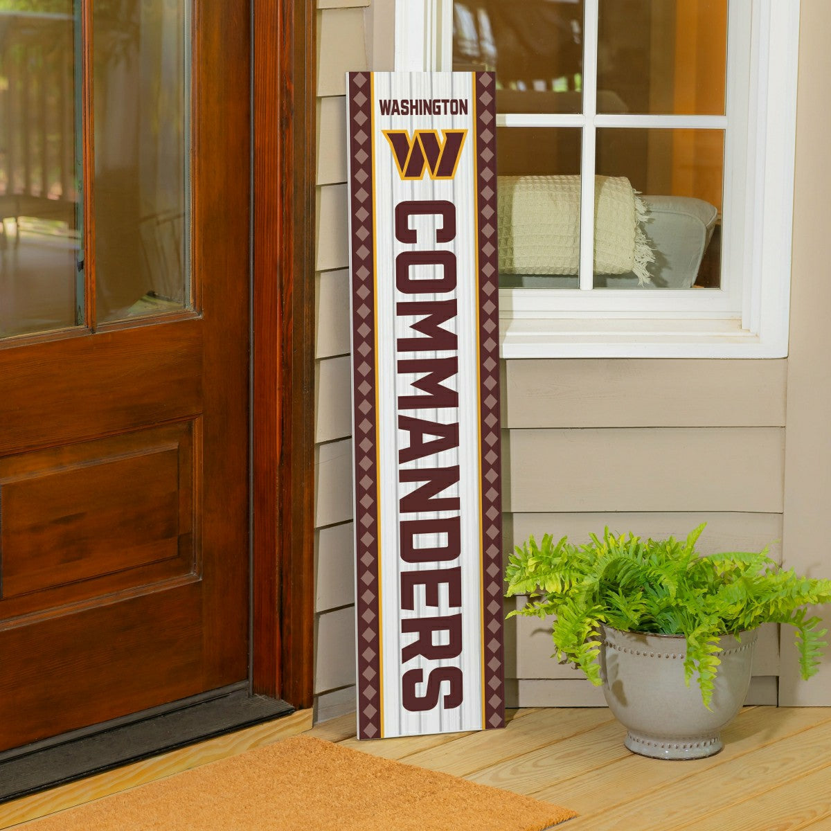 47" Double Sided Leaner, Washington Commanders, Christmas