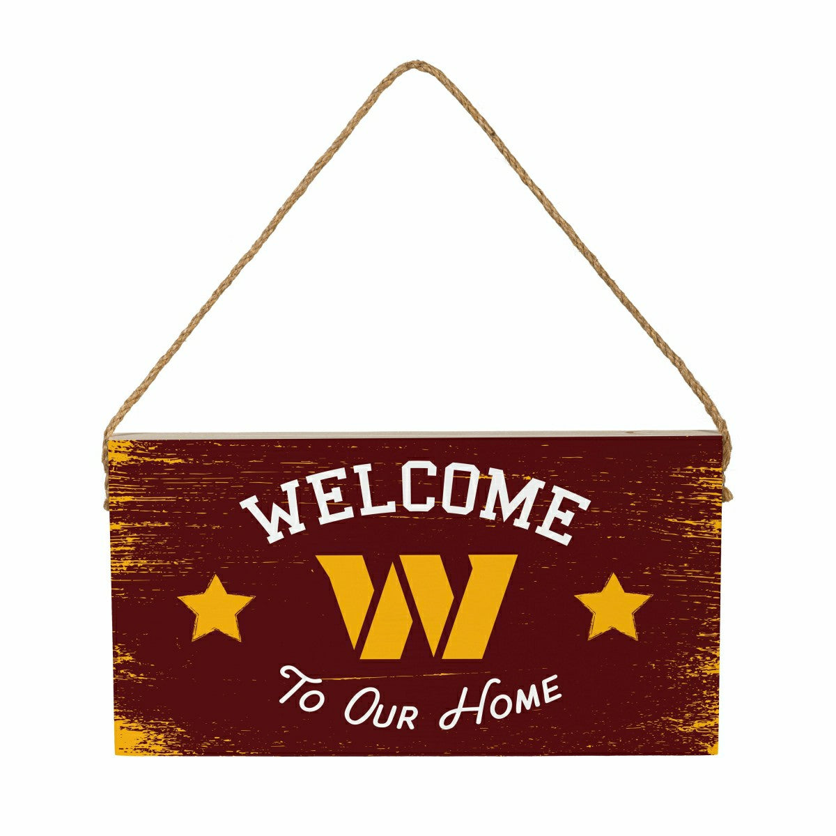 Washington Commanders Wood Wall Sign, 6x11