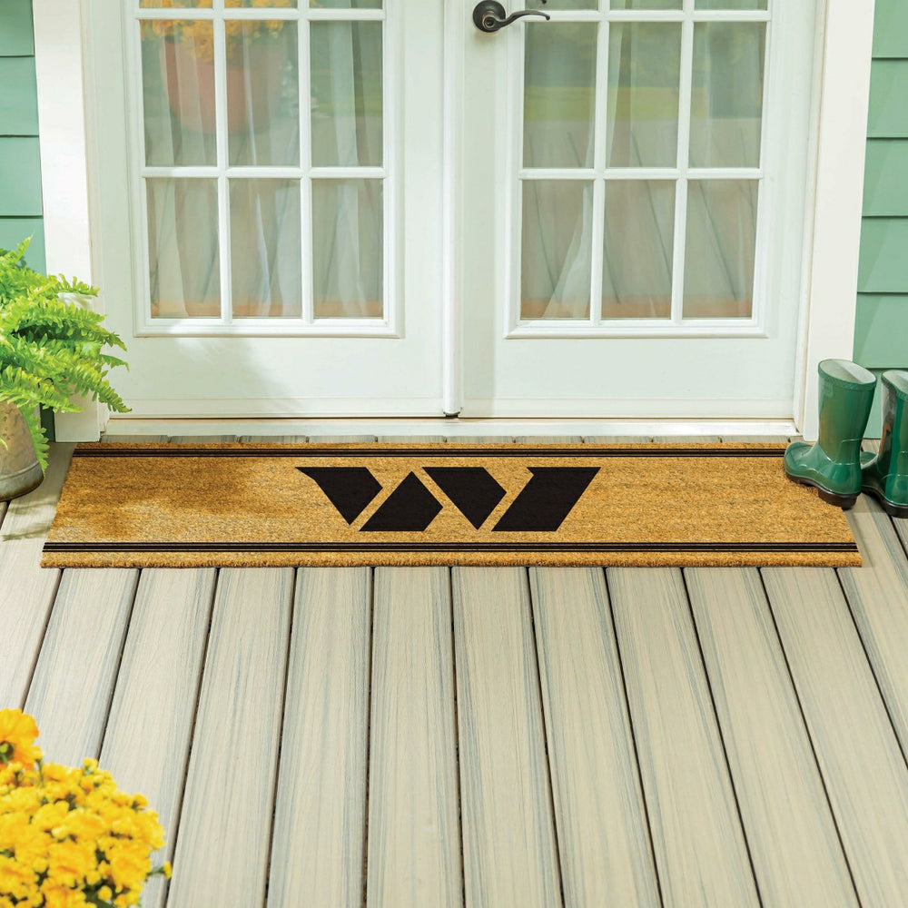 Washington Commanders Extra Large One Color Coir Mat, 60"x24"