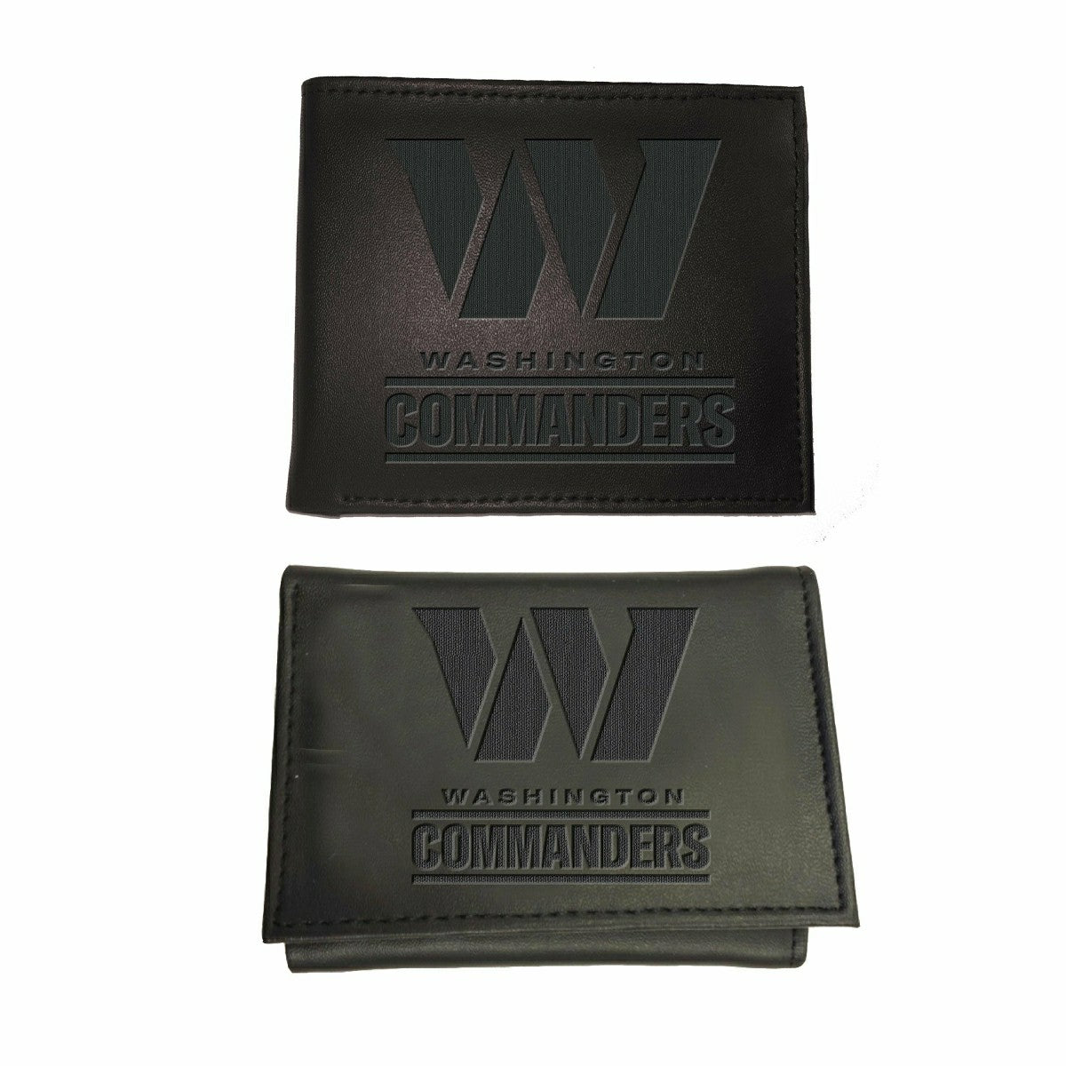 Washington Commanders, Bi-Fold and Tri-Fold Wallet Gift Set, Black